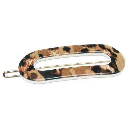 Mini Oval Tige Boule Barrette - Jungle