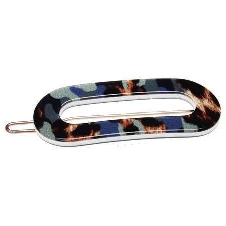 Mini Oval Tige Boule Barrette - Jungle