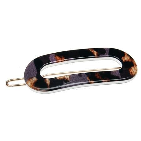 Mini Oval Tige Boule Barrette - Jungle