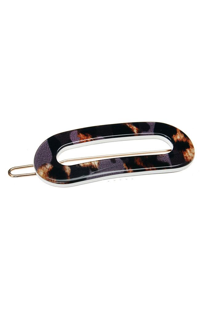 Mini Oval Tige Boule Barrette - Jungle