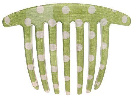 Handmade French Twist Comb - Ditsy Dot