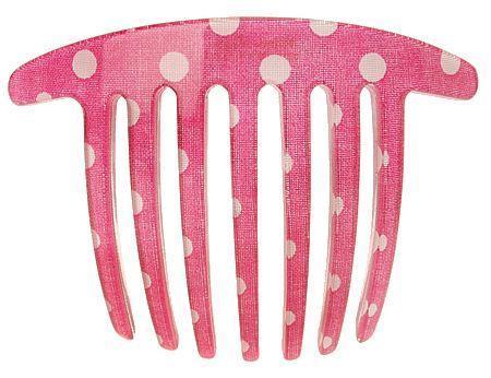 Handmade French Twist Comb - Ditsy Dot