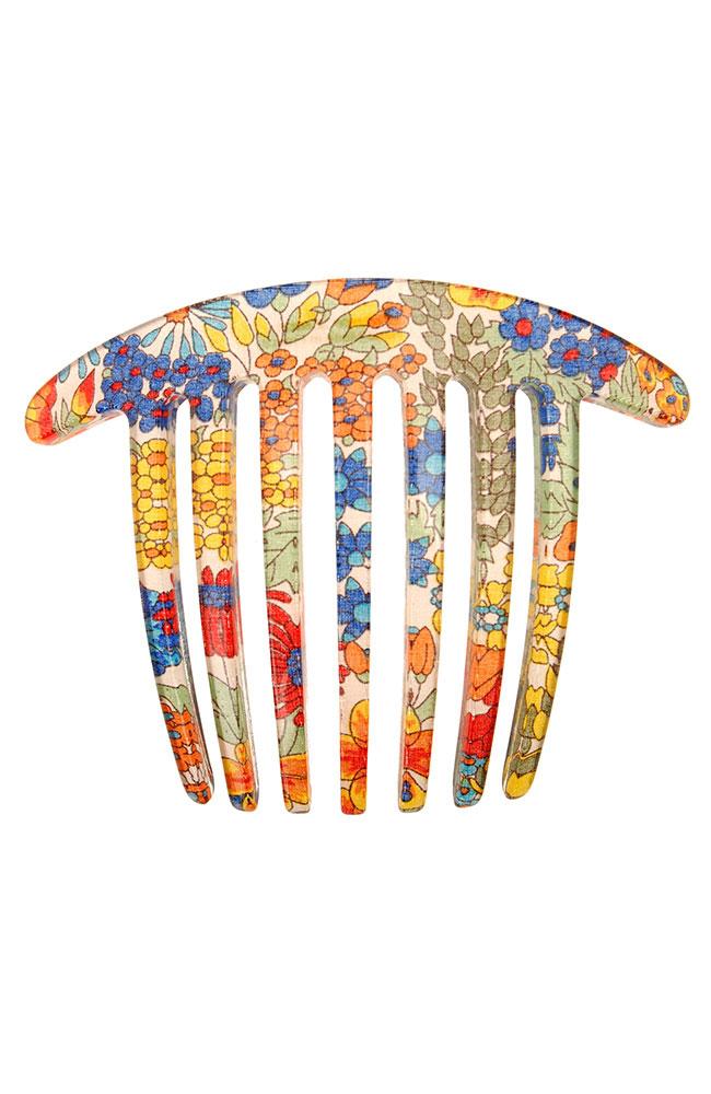 Handmade French Twist Comb - Floral Rhapsody