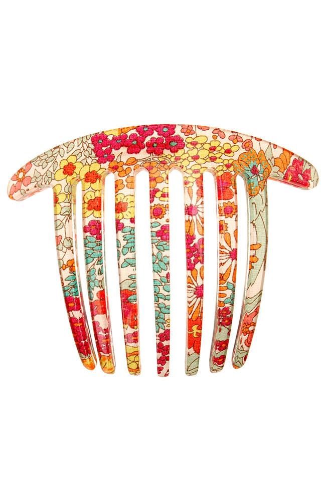 Handmade French Twist Comb - Floral Rhapsody