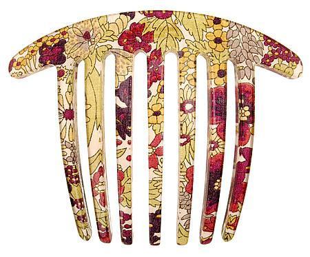 Handmade French Twist Comb - Floral Rhapsody