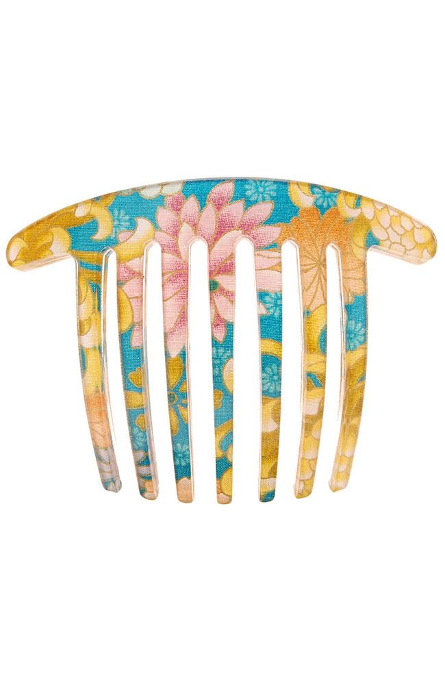 Handmade French Twist Comb - Chrysanthemum