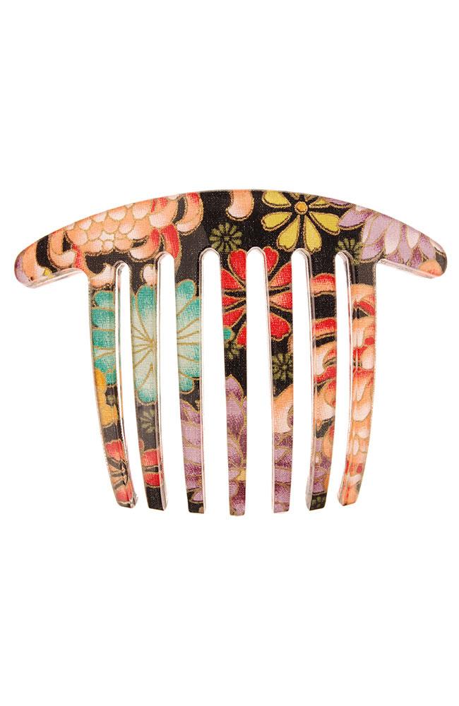 Handmade French Twist Comb - Chrysanthemum