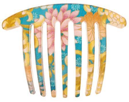 Handmade French Twist Comb - Chrysanthemum
