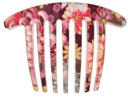 Handmade French Twist Comb - Chrysanthemum