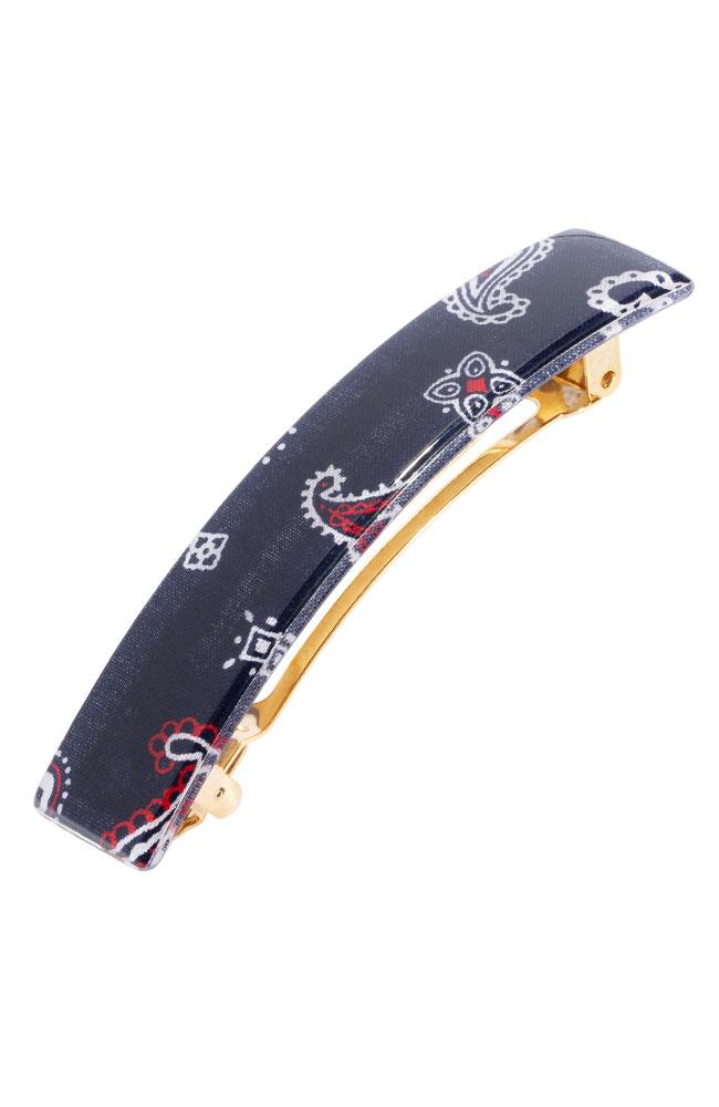 Classic Rectangle Barrette - Bandana
