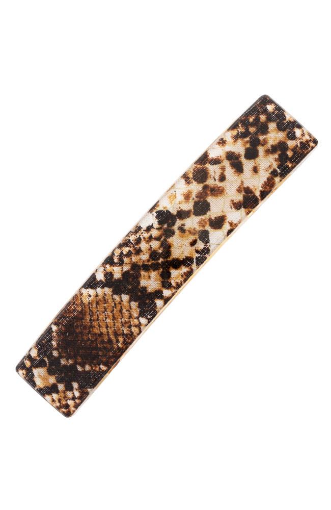Classic Rectangle Barrette - Anaconda