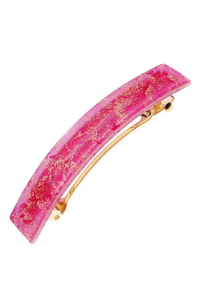 Classic Rectangle Barrette - Cocktail Laminate