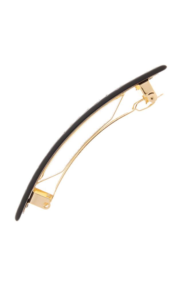 Classic Rectangle Barrette - Embossed Croc
