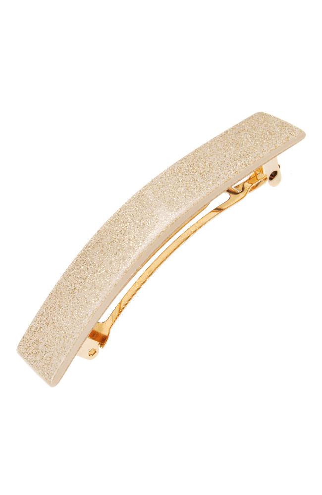 Classic Rectangle Barrette - Glitter