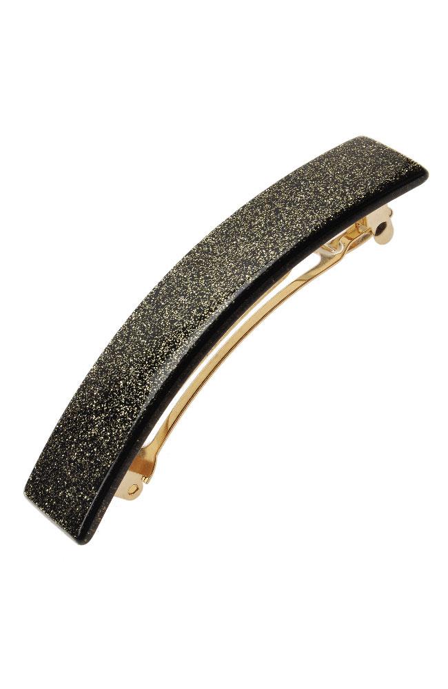 Classic Rectangle Barrette - Glitter