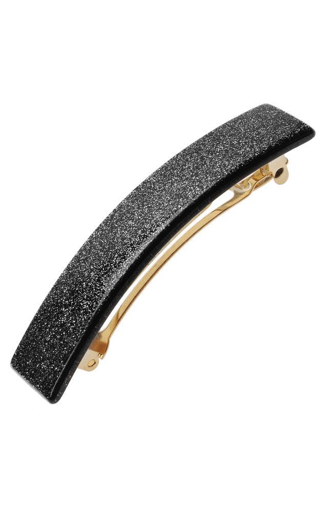 Classic Rectangle Barrette - Glitter