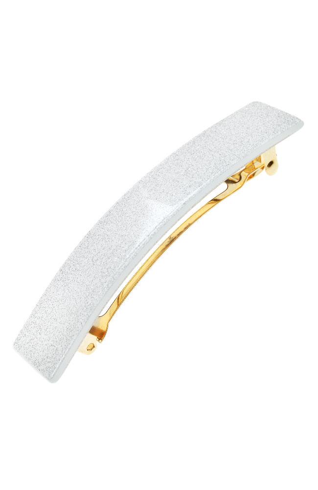 Classic Rectangle Barrette - Glitter