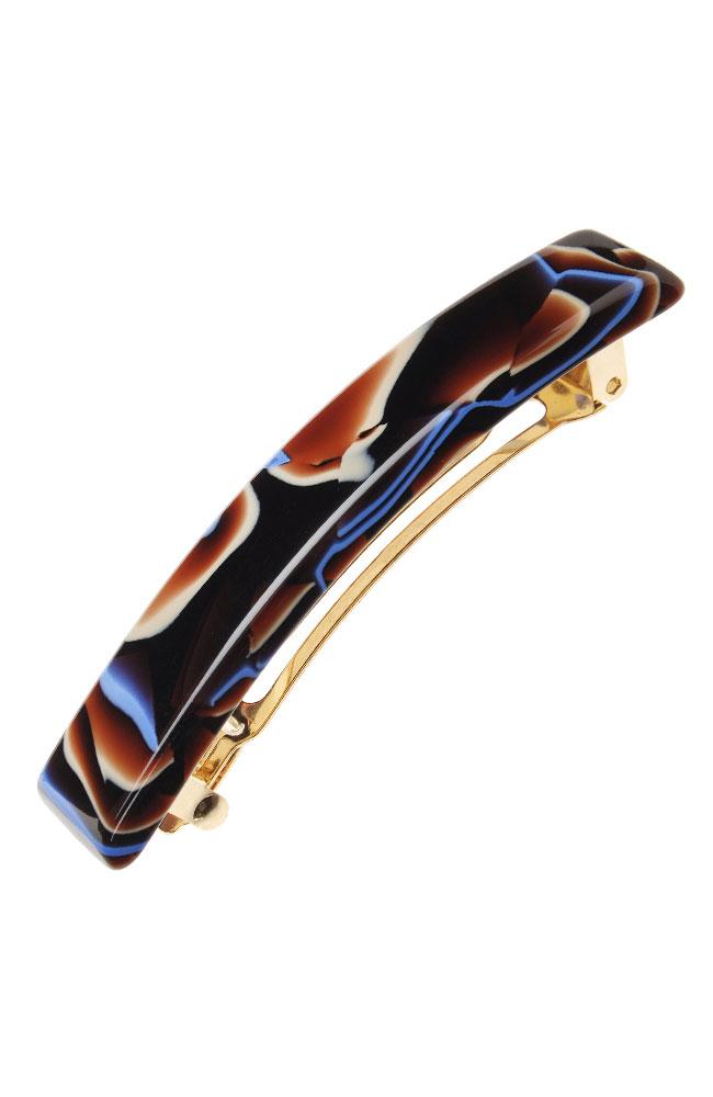 Classic Rectangle Barrette - Marble