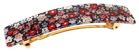 Classic Rectangle Barrette - Petite Fleur