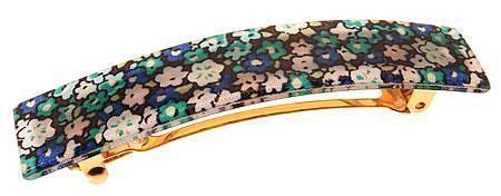 Classic Rectangle Barrette - Petite Fleur