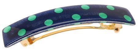 Classic Rectangle Barrette - Starboard Dot