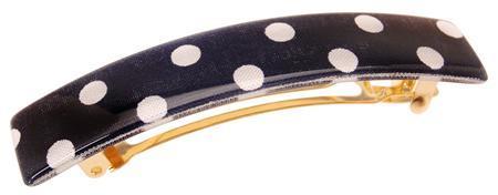 Classic Rectangle Barrette - Starboard Dot
