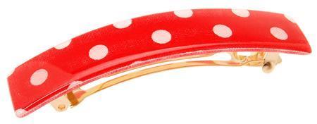 Classic Rectangle Barrette - Starboard Dot