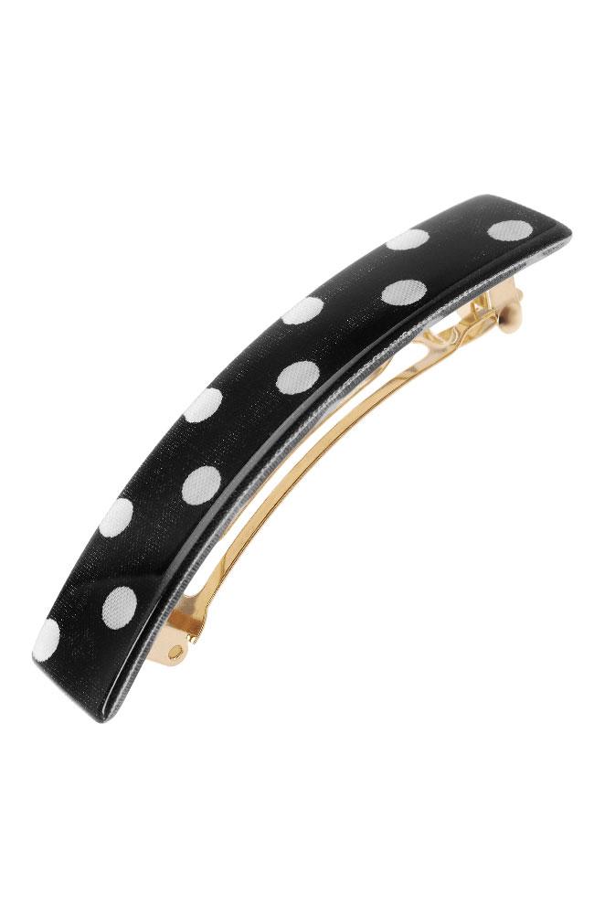 Classic Rectangle Barrette - Starboard Dot