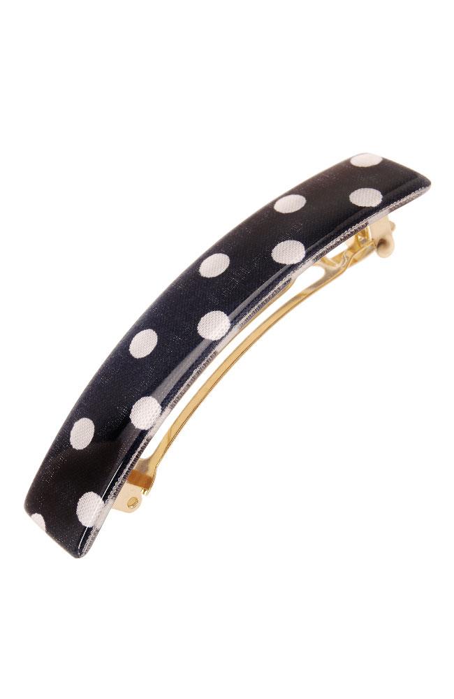 Classic Rectangle Barrette - Starboard Dot
