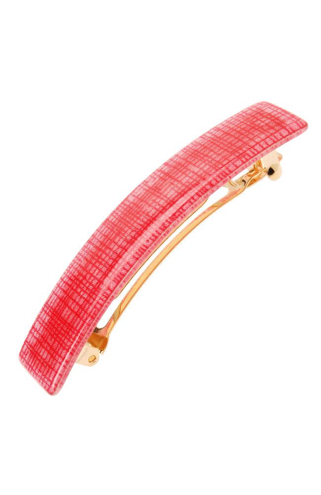 Classic Rectangle Barrette - Tropical Punch
