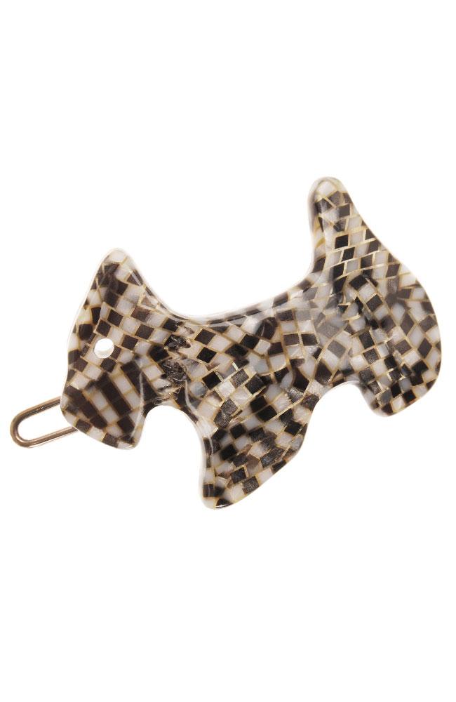 Mini Scotty Dog Tige Boule Barrette - Classic