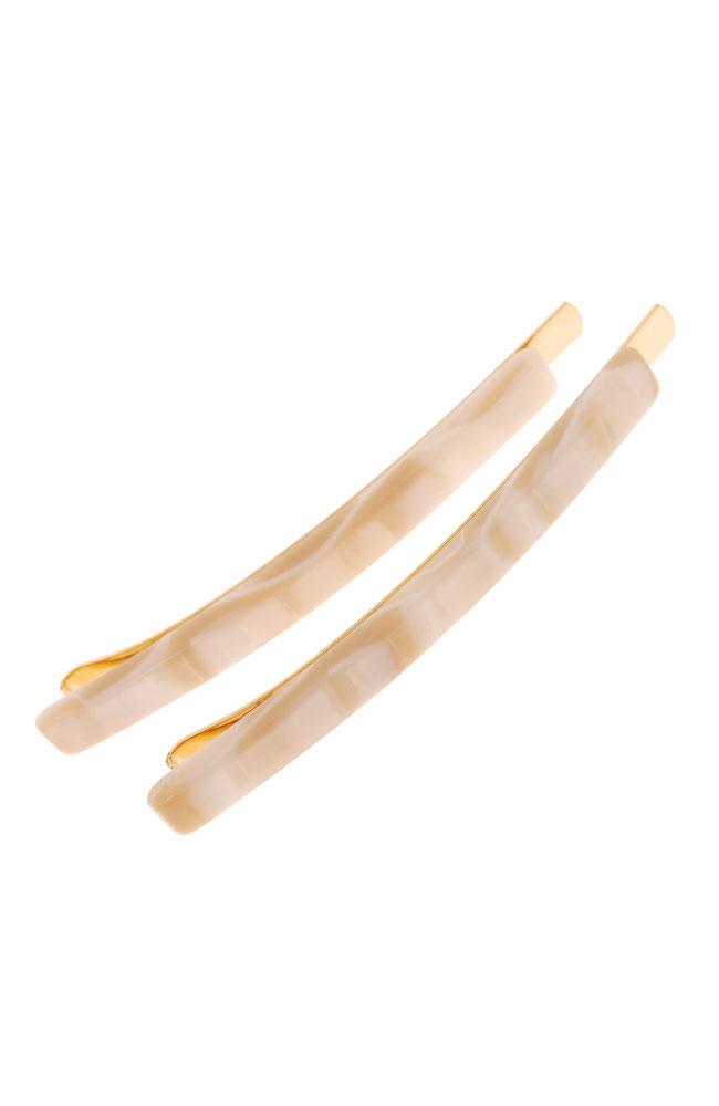 Bobby Pin Pair on Gold Wire - Classic