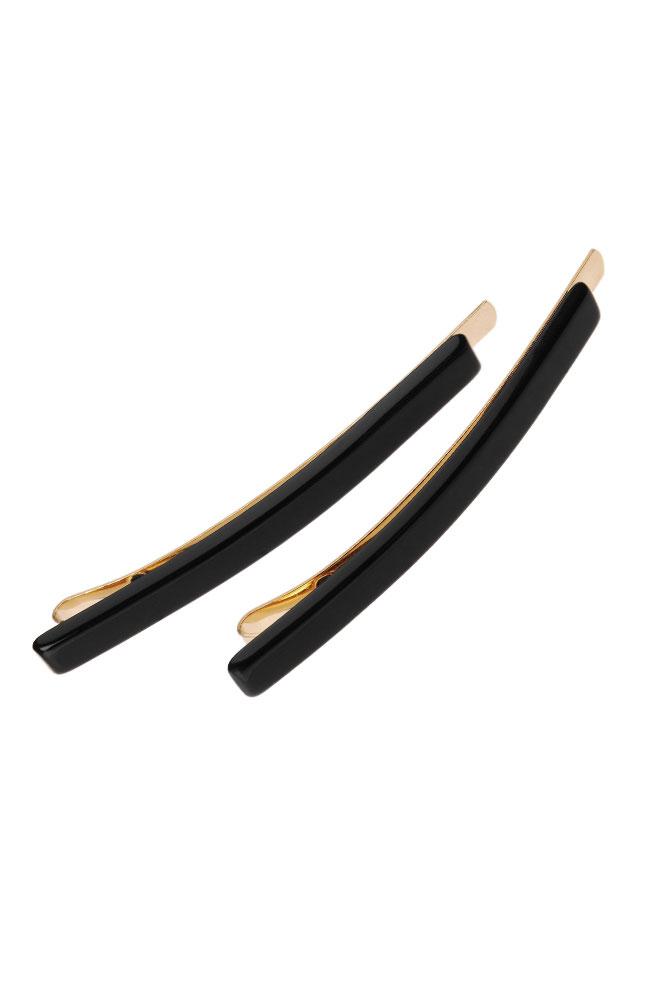 Bobby Pin Pair on Gold Wire - Classic