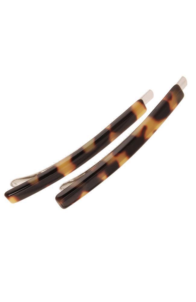 Bobby Pin Pair on Gold Wire - Classic