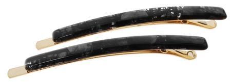 Bobby Pin Pair on Gold Wire - Eco-Friendly Acetate