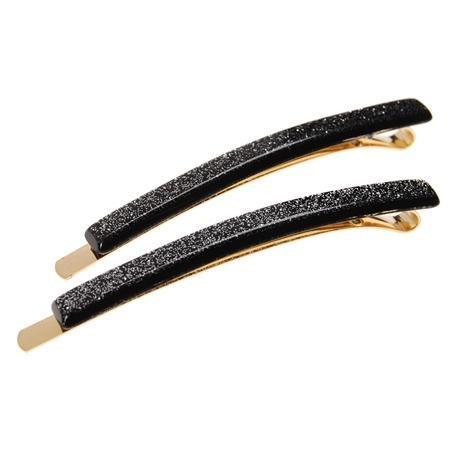 Bobby Pin Pair on Gold Wire - Glitter