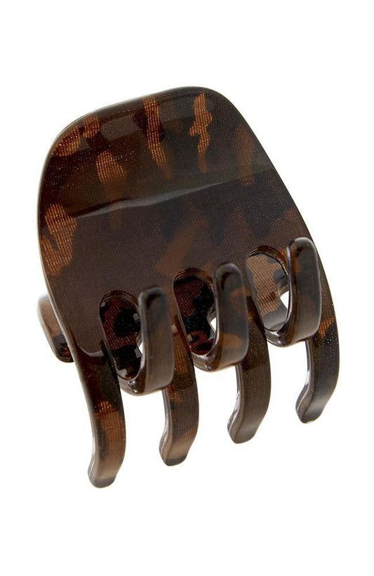 Brown Camo Medium Claw Clip, Gallery Jaw Hair Clip by France Luxe, made in France
