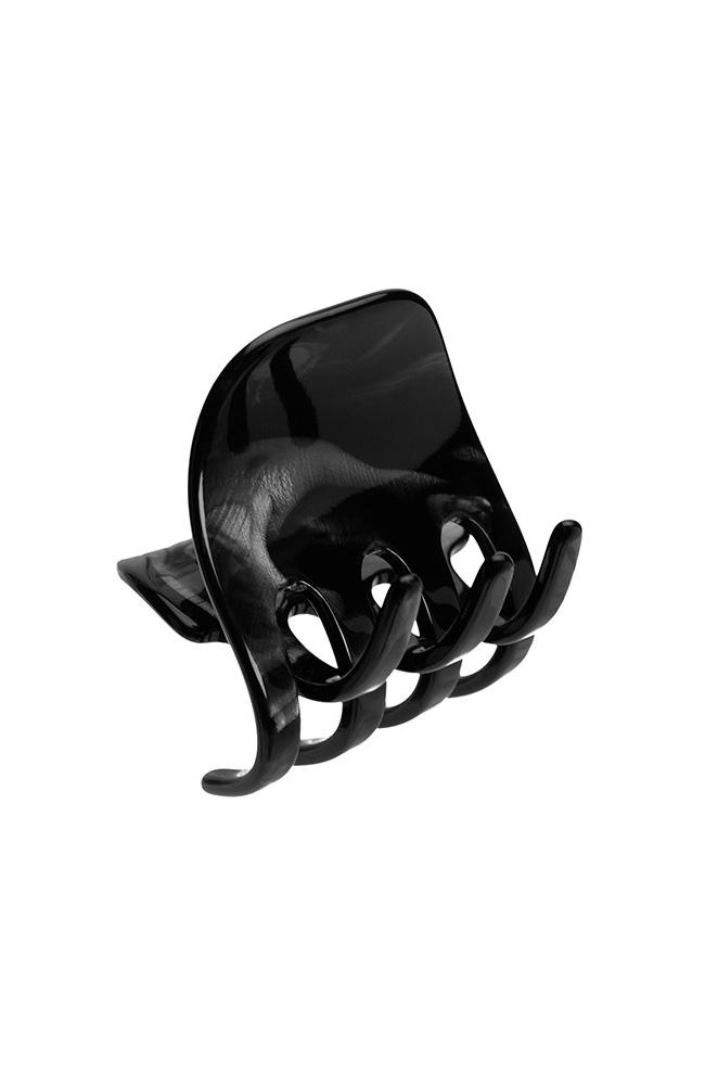 Nacro Black Medium Claw Clip, Gallery Jaw by France Luxe, hair clip made in France