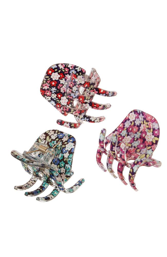 Floral Hair claw clips, Medium Gallery Jaw Clips by France Luxe
