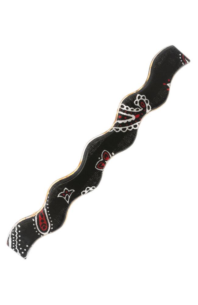 Wavy Long and Skinny Barrette - Bandana