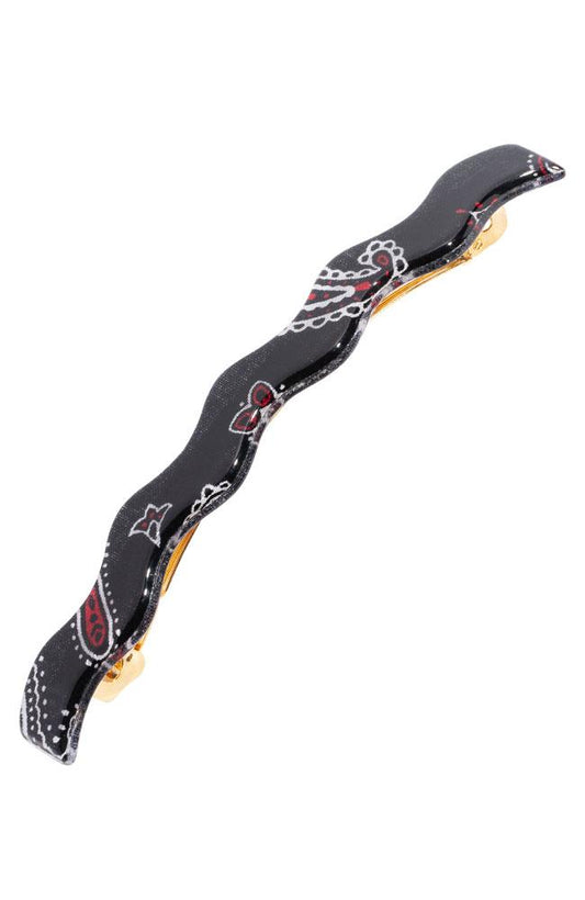 Wavy Long and Skinny Barrette - Bandana