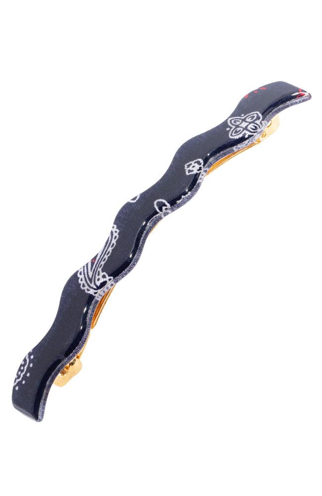 Wavy Long and Skinny Barrette - Bandana