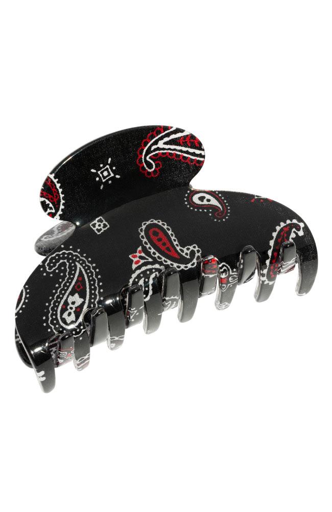 Black Claw Hair clip, Bandana Couture Jaw by France Luxe