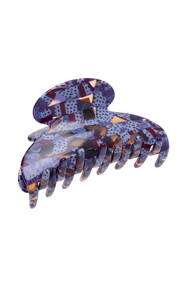 Festival lavender claw hair clip, made in France by France Luxe