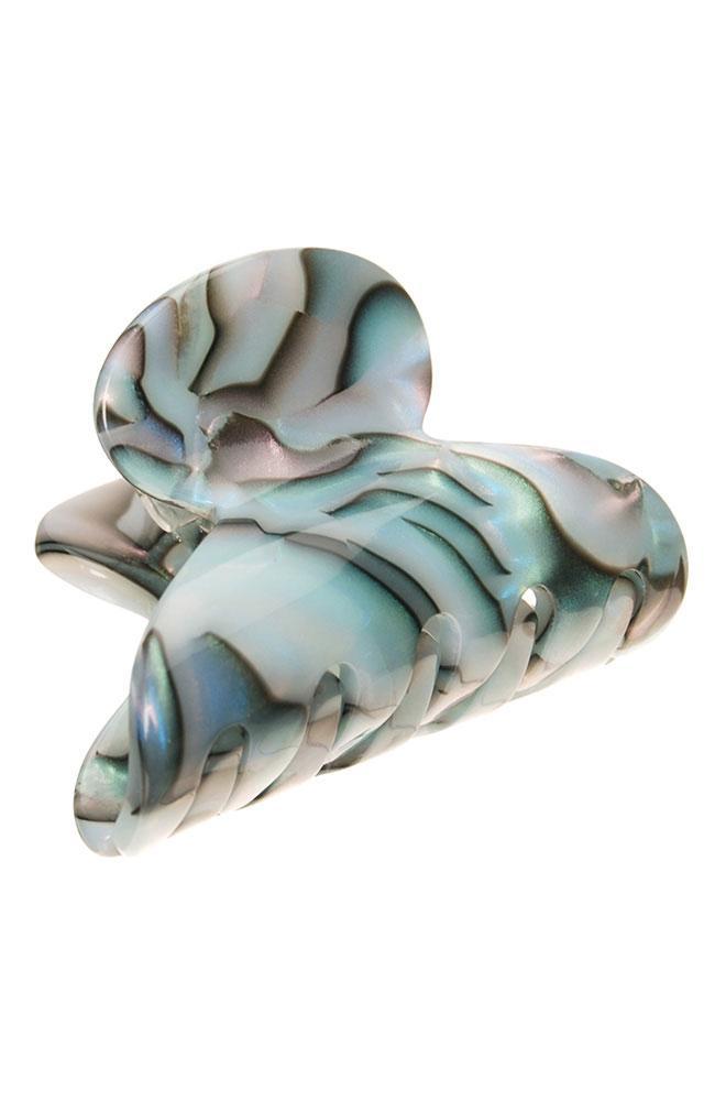 France Luxe Mini Couture Jaw/Claw Clip, South Sea Blue color