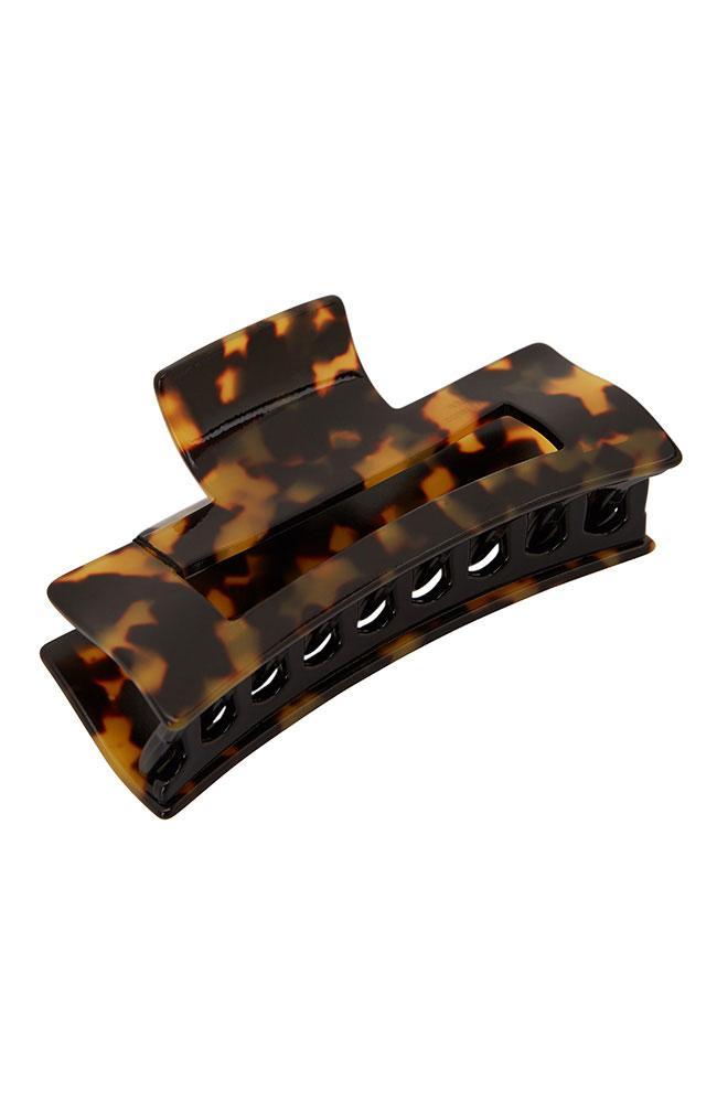 France Luxe Claw Clip, Rectangle Cutout Jaw, Tokyo color