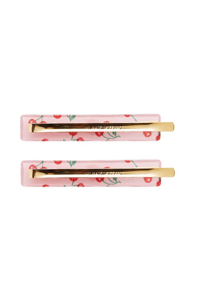 Mod Bobby Pin Pairs - Cherry