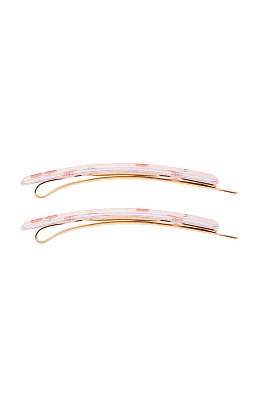Mod Bobby Pin Pairs - Cherry