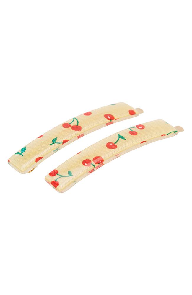 Mod Bobby Pin Pairs - Cherry