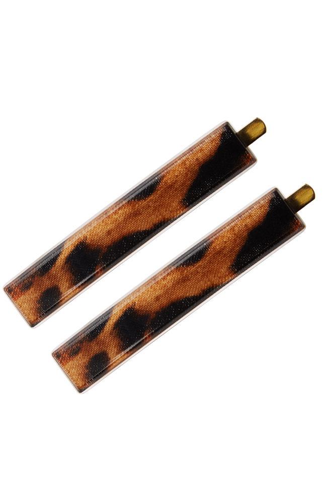 Mod Bobby Pin Pairs - Luxe Leopard